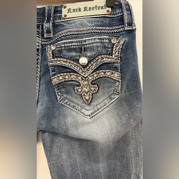 Rock Revival Karla boot cut jeans , sz 27 - Picture 6 of 16